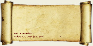 Mina Grahovac vizit kartica